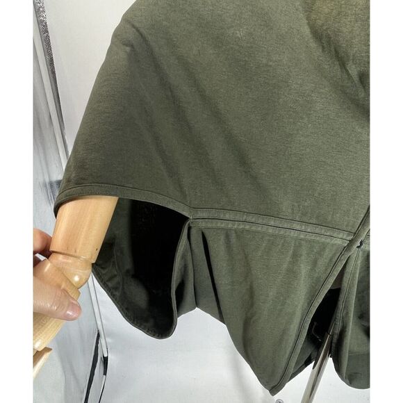 Lululemon Cocoon Shawl Wrap Cardigan OSFM 2 Button Green Oversized Flowy - Picture 7 of 13